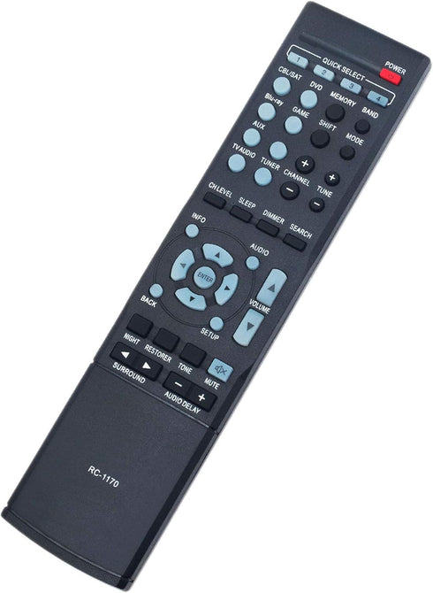 RC-1170 Replacement Remote Fit for Denon AV Surround Receiver AVR-1513 DHT-1513BA Sub RC-1156 RC-1157 RC-1180 RC-1183...