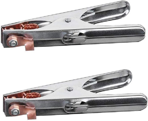 2pcs 300A/500A/800A Earth Ground Cable Clip Clamp Welding Manual Welder Electrode Holder Welding Processing Ground Clamp Professional Tools (300A)...
