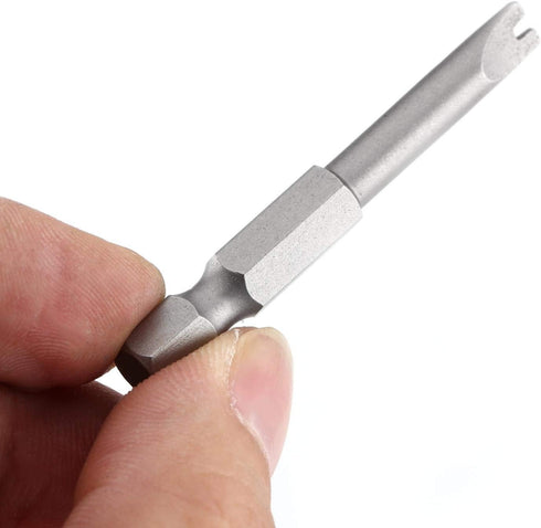 U Shaped Screwdriver Bit Set, 5 Pcs S2 Alloy Steel 50mm Length 1/4" Hex Shank U shaped Magnatic Screwdriver Bits Set U Shaped Magnetic Power Tools...