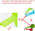 12-piece plastic measuring cup and spoon, measuring cup and spoon set, set colors for kitchen cooking and bathing (color random)...