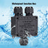 Junction Box Outdoor Waterproof Electrical Box, 3 Way Plug Line Plastic External Junction Box, Electric Power Cord Boxes Suitable for Outdoor Ligh...