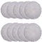 OKAYDA Lambswool Polishing Pads 4 inch Soft Sheepskin Buffing Pads with Hook and Loop Back Design Cutting Pad for Car, Furniture, Glass and So On...