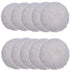OKAYDA Lambswool Polishing Pads 4 inch Soft Sheepskin Buffing Pads with Hook and Loop Back Design Cutting Pad for Car, Furniture, Glass and So On...