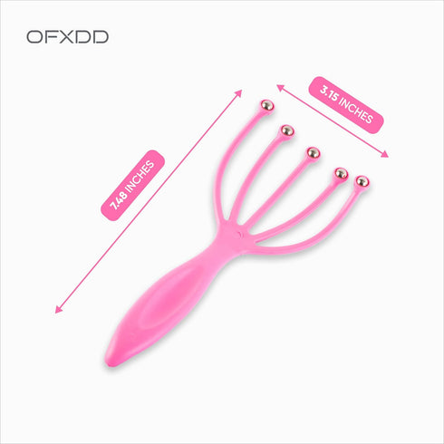 Head Massager - Portable Head Scratcher Massager Whisk - Tickler Scalp Scratcher for Home, Office - Manual Scalp Massagers for Deep Relaxation & R...