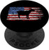Goat American Flag Vintage Farm Farming Goats PopSockets Grip and Stand for Phones and Tablets...