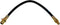 Dorman H35076 Brake Hydraulic Hose Compatible with Select Cadillac Models,Black...