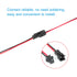 JST SM Connector 40 Pack, VANDESAIL SM 2Pin Jack Plug Male to Female Wire Connector Adapter Electrical Cable for LED Light Strip 20 Pairs 10CM (JS...