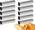 16 Pack Cannoli Tubes Molds Set, With 4.7 Inch Non Stick Cannoli Tubes Large, Reusable Piping Bag, Brush and Stainless Steel Tips, Cannoli Forms K...