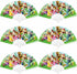 12 PCS Handheld Super Brother Plastic Folding Fans - Super Brother Foldable Fans Super Video Game Themed Party Supplies for Kids Boys Girls Birthd...