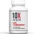 10X Health MIC Chromium Supplement with Choline, Inositol & L Methionine - 60 Capsules...