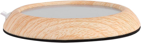 USB Wood Grain Cup Warmer with USB Cable Electric Cup Drink Plate Tea Mat Coffee Warmer Pad for Home Use(Wood Grain Gloss)...