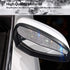 2PCS Car Rear View Mirror Rain Visor Guard,Universal Car Rear View Mirror Rain Cover,Waterproof Auto Mirror Rain Visor,Carbon Fiber Car Side Mirro...