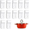 12pcs Dutch Oven Lid Protector Clips, Cookware Protector Clips Replacement Plastic Bumpers Stacking and Storage Protective Clips for Dutch Oven Po...