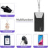 SS Phone Lanyard, Adjustable Detachable Neck Strap with Phone Patch Suitable for Any Cell Phone Smartphones - Grey...