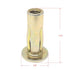 Metal Magery Steel PRE-BULBED Shank Threaded Insert Multi Grip Rivet Nut 5/16-18 X .020-.280 Grip Range Gold Zinc Finish (Pack of 25)...