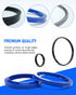 Hydraulic Log Splitter Cylinder Rebuild Seal Kit for 4.0"Bore x 1.75" Rod Cylinder, Dirty Hands Tools Huskee Log Splitter Parts Hydraulic Cylinder...