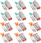 Glarks 54Pcs 4 Pin Way Sealed Gray Male and Female Auto Waterproof Electrical Wire Connector Plug 22-16AWG Connector for Motorcycle, Scooter, Car,...