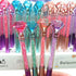 Diamond Pens Pack of 4 Cute Ballpoint Pens Retractable Ballpoint Pen gem pens Rhinestones Crystal Bling Plated Metal Color Blue Gel Ink Office Sup...