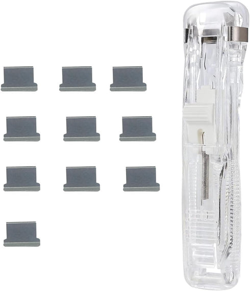 Non-marking binding Reusable Stapler for The elite White stapler for students Office workers...