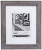 Malden International Designs Manhattan Distressed Mat Picture Frame, 8x10/11x14, Gray...