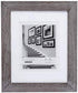 Malden International Designs Manhattan Distressed Mat Picture Frame, 8x10/11x14, Gray...