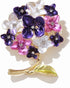 Colorful Flowers Brooch, Jewelry Gift for Women, Girls, Ladies, Exquisite Packaging...