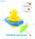 Dollibu Boat Racer Buddy, Fun Educational Bath Toy Finger Puppet Pull and Go Water Racing Lake Pal for Shower Pool Bathtub Swim Hard Surfaces for ...
