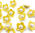 Cute Yellow Flower Shank Sewing Buttons 20 Pcs - 25mm, 1"...