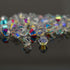 Dowarm 1000PCS Bicone Crystal Beads 4mm, Bulk Small Faceted Bicone Glass Beads for Jewelry Craft Making, DIY Bracelet, Necklace, Dolls (Crystal AB...