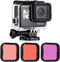 Waterproof Housing Case with Dive Filter for GoPro Hero 7 Black, Hero 6 Black, Hero 5 Black, Hero (2018) Camera - 45 Meters Underwater Photography...