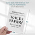 Airbnb Essentials For Hosts - 6"x8" Acrylic Do Not Flush Sign For Bathroom, Cute & Gentle Restroom Toilet Sign, Funny Bathroom Signs (Ready to Han...