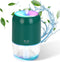 Mini Humidifiers for Bedroom, 200ml Cool Mist Humidifiers for Home Nursery Indoor Plants, Room Humidifiers for Bedroom Quiet Easy Clean Auto Shut-...