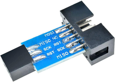 2pcs 10 Pin Convert to Standard 6 Pin Adapter Board F ATMEL AVRISP USBASP STK500 CF...