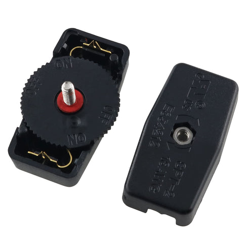 2PCS Inline Rotary Cord Switch Replacement Gear Rotary Switch Direct Plug-in Light Wire Switch for 18/2 SPT-2 Lamp Cord...