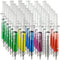 TIHOOD 36PCS Syringe Pens Retractable Fun Multi Color Novelty Pen for Nurses, Nursing Student School Supplies, Birthdays, Stocking Stuffers and Pa...