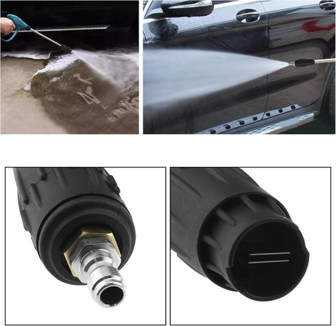 The Lord of the Tools Adjustable Pressure Washer Nozzle Tip 1/4 Inch Quick Connect Plug 3000 PSI 030 Pressure Washer Rotating Spray Turbo Nozzle...