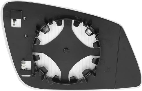 X AUTOHAUX Car Rearview Mirror Glass Replacement Left Driver Side Power Heated with Backing Plate for BMW F10 528i 550i 535i XDrive 2009-2017...