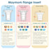 Maymom Flange Inserts 17 mm for Medela, Spectra 24 mm Shields/Flanges, Momcozy/Willow Wearable Cup. Compatible with Medela Freestyle, Harmony to R...
