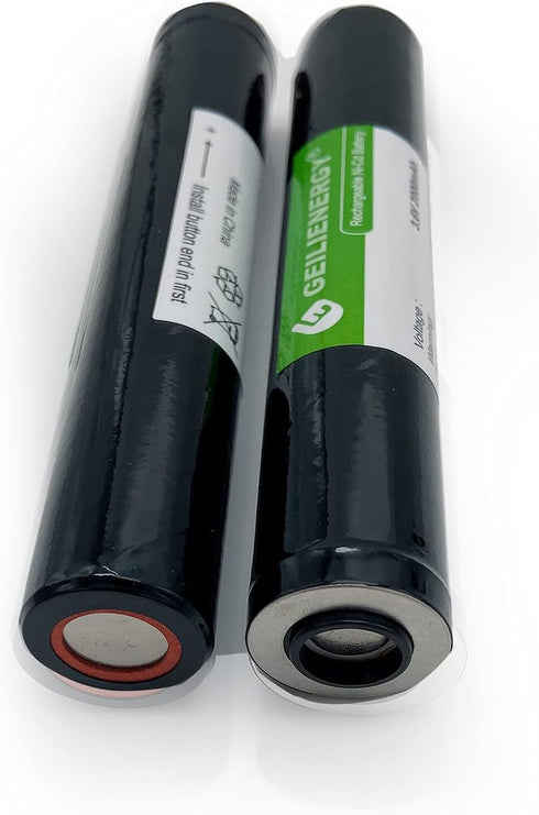 GEILIENERGY (2 Pack 3.6V 2000mAh Digital Battery Compatible with Streamlight Stinger 75375 75175 XT Flashlight Battery...