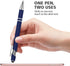 Ballpoint Pens with Stylus Tip, Soft Touch Click Stylus Pen, 2 in 1 Retractable Metal Stylus Pens, Black Ink, for Birthday Anniversaries Graduatio...