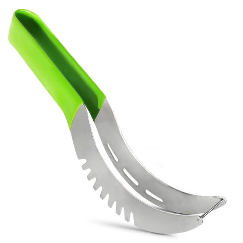 Watermelon Slicer Cutter Tool – Durable Stainless Steel Blade Watermelon Cutter with Ergonomic Handle | Slice or Cube Cantaloupe & Honeydew, Quick...
