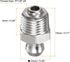 8pcs 201 Stainless Steel Straight Grease Fitting PT1/8"-28 SAE Thread Hydraulic Grease Nipple Accessories for Car...