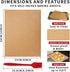300 PCS Parchment Paper Sheets, YULEER 9x13 Inches Non-Stick Precut Baking Parchment with Silicone Brush, Unbleached Baking Sheets, Half Sheet for...