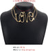 Jovono Love Choker Necklace Gold Collar Necklaces Letter Statement Necklace Chain for Women...