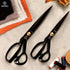 Onyx by Mundial, 9-inch Professional Fabric Scissors, Carbon Steel Tailor Scissors with Special Oxidation Prevention Coating, Rubberized Finishing...