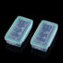 2 PCS 18650 Battery Storage Case, Plastic Battery Holder Waterproof Battery Holder Storage Box Portable Battery Container Protector...