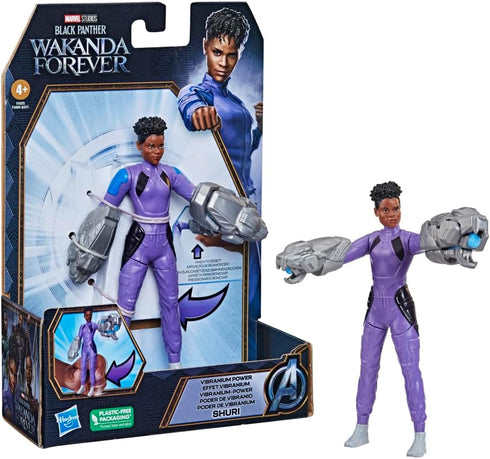 Marvel Studios' Black Panther Wakanda Forever Vibranium Power Shuri, 6-Inch Action Figure, Toy for Kids Ages 4 and Up...