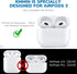 Airpods 3 Case, KMMIN Waterproof AirPods 3rd Generation Case with Premium Carabiner, Hard Shell Case for AirPods 3rd Generation, Compatible Wirele...
