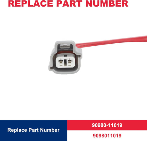 Turn Light Signal Harness Cable Connector Pigtail Compatible with Toyota Lexus Scion Replaces# 90980-11019 (2PCS)...