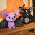 Bat Plush Stuffed Animal Toys,Halloween Black Bat Decor Soft Hugging Plush Doll Toy Gifts,for Kids Birthday, Halloween, Christmas (Black,11.8inch)...
